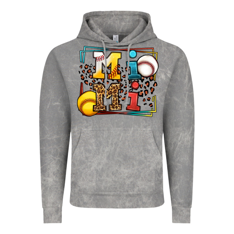 Baseball And Softball Mimi Vintage Hoodie by LillyAllenDesigns | Teevron