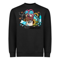 Black nurse life western sunflower gemstone nurse Heavyweight Sweatshirt - JahusDesignShop