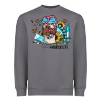 Storm nurse life western sunflower gemstone nurse Heavyweight Sweatshirt - JahusDesignShop