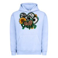 Pigment Grape Ice soccer hearts Urban Hoodie - Jasminsmagicworld