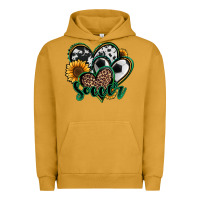 Pigment Peanut Butter soccer hearts Urban Hoodie - Jasminsmagicworld