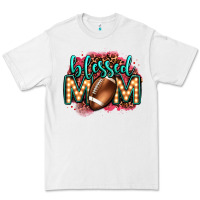 White blessed american football mom lightbulb letters Premium Tee - OliviaCreatesArt