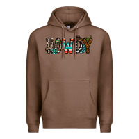 Chestnut howdy Premium Hoodie - CowhideDigitalArt