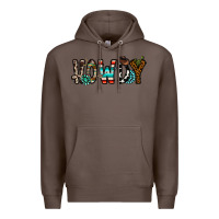 Coffee howdy Premium Hoodie - CowhideDigitalArt