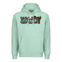 Seafoam howdy Premium Hoodie - CowhideDigitalArt