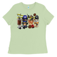 Matcha Police Coffee Cups Ladies Tee - FaDigitalArtStudio