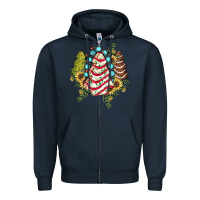 Navy little debbie tree cakes sunflower gemstone Zipper Hoodie - JahusDesignShop