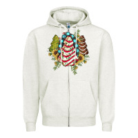 Little Debbie Tree Cakes Sunflower Gemstone Zipper Hoodie | Teevron