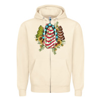 Sandshell little debbie tree cakes sunflower gemstone Zipper Hoodie - JahusDesignShop