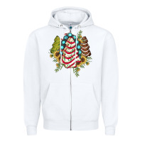 White little debbie tree cakes sunflower gemstone Zipper Hoodie - JahusDesignShop