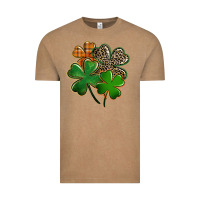Leopard Shamrock Vintage Tee | Teevron