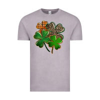 Vintage Zinc leopard shamrock Vintage Tee - FaDigitalArtStudio