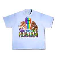 Grape Ice We Are All Human Urban Heavy Tee - BundleAndBundleShop