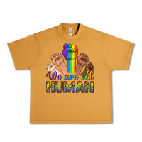 Peanut Butter We Are All Human Urban Heavy Tee - BundleAndBundleShop