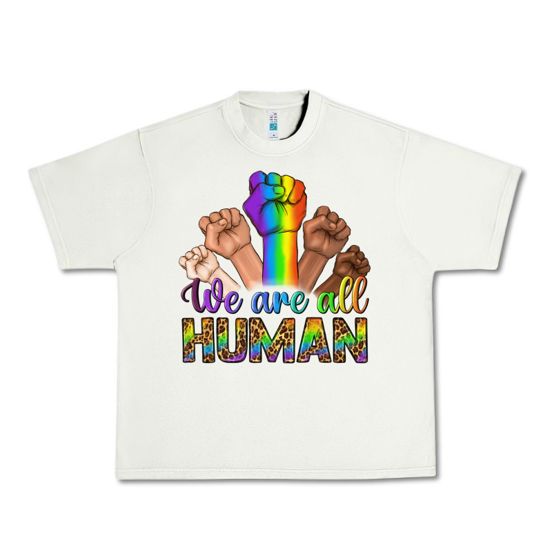 We Are All Human Urban Heavy Tee by BundleAndBundleShop | Teevron