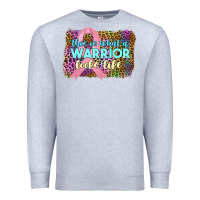 Heather Grey this i̇ss what a wwarrior looks like Premium Sweatshirt - JahusDesignShop