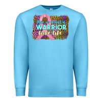 Ocean Blue this i̇ss what a wwarrior looks like Premium Sweatshirt - JahusDesignShop