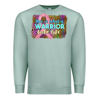 Seafoam this i̇ss what a wwarrior looks like Premium Sweatshirt - JahusDesignShop
