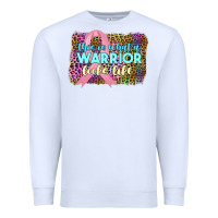 White this i̇ss what a wwarrior looks like Premium Sweatshirt - JahusDesignShop