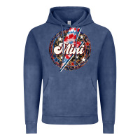 Vintage Denim Western Mini  4th of July Vintage Hoodie - LillyAllenDesigns