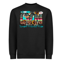 Black lvn licensed vocational nurse Heavyweight Sweatshirt - JahusDesignShop