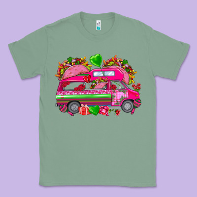 Valentine's Day Tacos Truck Mexico Classic Tee Designed By Howdyjamesfarm