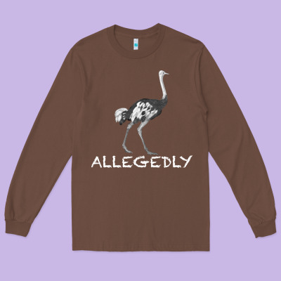 Allegedly Long Sleeve Tee Designed By Bettercallsaul