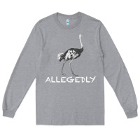 Heather Grey allegedly Long Sleeve Tee - Bettercallsaul