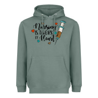 Sage nursing i̇s a work of heart Heavyweight Hoodie - JahusDesignShop