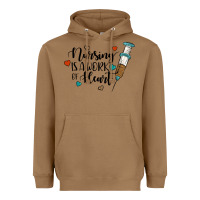 Toasted Coconut nursing i̇s a work of heart Heavyweight Hoodie - JahusDesignShop