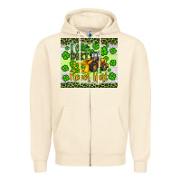 Sandshell a little dirt never hurt st patrick s bulldozer Zipper Hoodie - JahusDesignShop