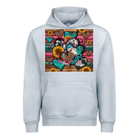 Heather Grey nurse hearts Urban Hoodie - Jasminsmagicworld