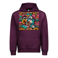Mauve Wine nurse hearts Urban Hoodie - Jasminsmagicworld