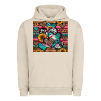 Pigment French Oak nurse hearts Urban Hoodie - Jasminsmagicworld