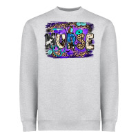 Heather Grey nurse halloween Heavyweight Sweatshirt - JahusDesignShop