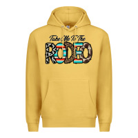 Antique Gold take me to the rodeo Premium Hoodie - CowhideDigitalArt