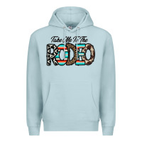 Blue Mist take me to the rodeo Premium Hoodie - CowhideDigitalArt