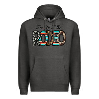 Charcoal Heather take me to the rodeo Premium Hoodie - CowhideDigitalArt