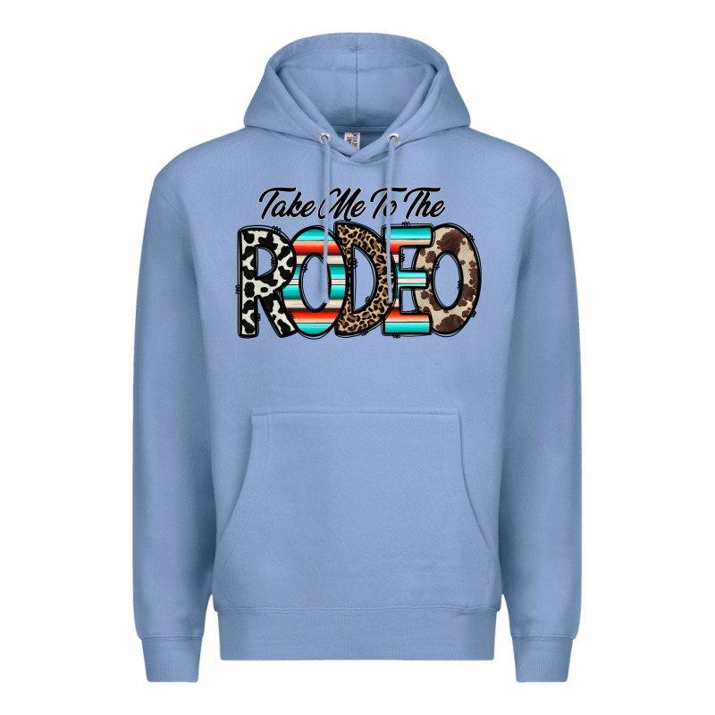 Take Me To The Rodeo Premium Hoodie by CowhideDigitalArt | Teevron