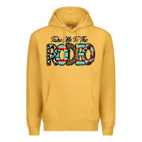 Mustard take me to the rodeo Premium Hoodie - CowhideDigitalArt