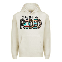 Oatmeal Heather take me to the rodeo Premium Hoodie - CowhideDigitalArt