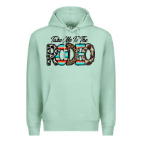 Seafoam take me to the rodeo Premium Hoodie - CowhideDigitalArt