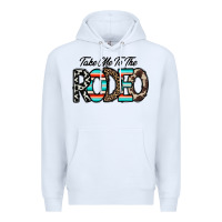 White take me to the rodeo Premium Hoodie - CowhideDigitalArt