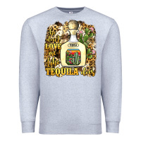 Heather Grey he don't love me like tequila does Premium Sweatshirt - JahusDesignShop