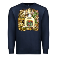 Navy he don't love me like tequila does Premium Sweatshirt - JahusDesignShop