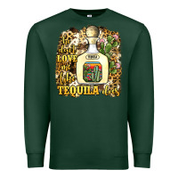 Sports Green he don't love me like tequila does Premium Sweatshirt - JahusDesignShop