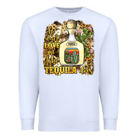 White he don't love me like tequila does Premium Sweatshirt - JahusDesignShop