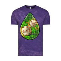 Cloud Purple st.patrick's teardrop earrings Vintage Tee - FaDigitalArtStudio