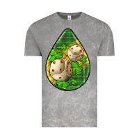 Cloud Rock st.patrick's teardrop earrings Vintage Tee - FaDigitalArtStudio