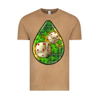 Vintage Camel st.patrick's teardrop earrings Vintage Tee - FaDigitalArtStudio